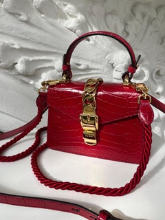 Gucci Sylvie crocodile bag by Alessandro Michele