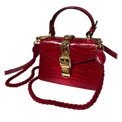 Gucci Sylvie crocodile bag by Alessandro Michele