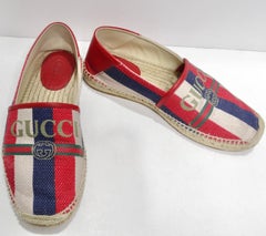 Gucci Sylvie Logo Espadrilles