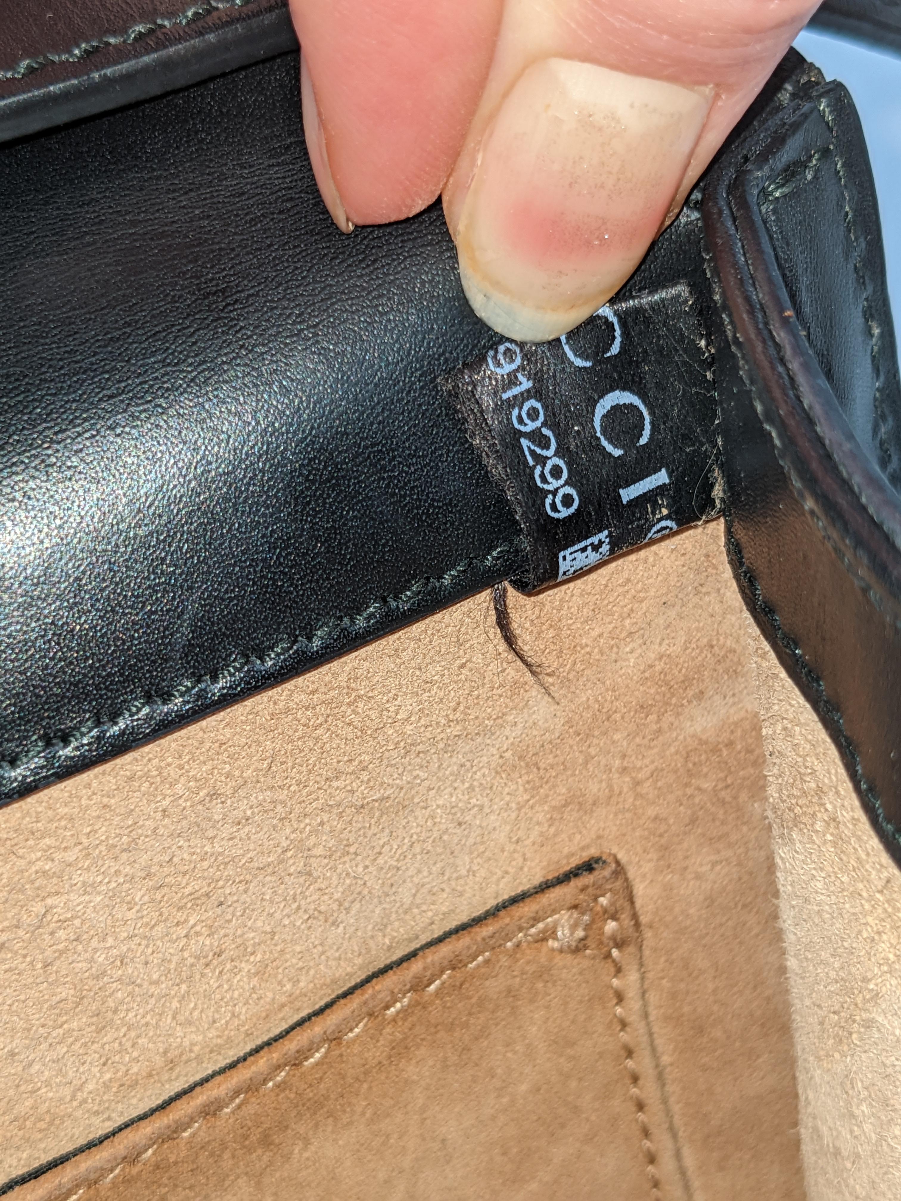 Gucci Sylvie Mini Animal Studs Black Leather Crossbody Bag 4