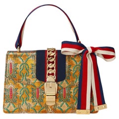 Gucci Sylvie Multicolor Brocade Bag