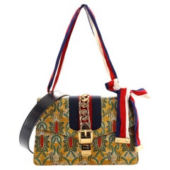Gucci Sylvie Shoulder Bag Brocade Small