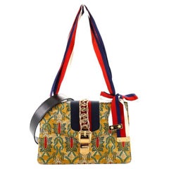 Gucci Sylvie Shoulder Bag Brocade Small