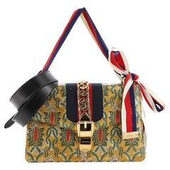 Gucci Sylvie Shoulder Bag Brocade Small