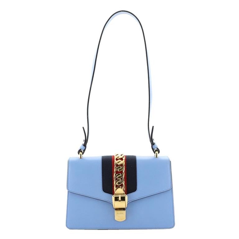 Gucci Sylvie Shoulder Bag Leather Small at 1stDibs