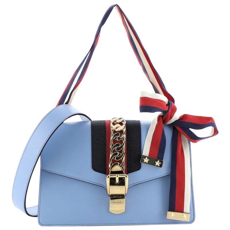 Gucci Sylvie Shoulder Bag Leather Small