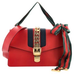 Gucci Sylvie Shoulder Bag Leather Small