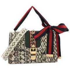 Gucci Sylvie Shoulder Bag Snakeskin Small