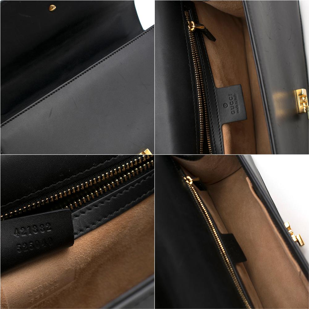 Black  Gucci Sylvie Small Shoulder Bag 25.5cm