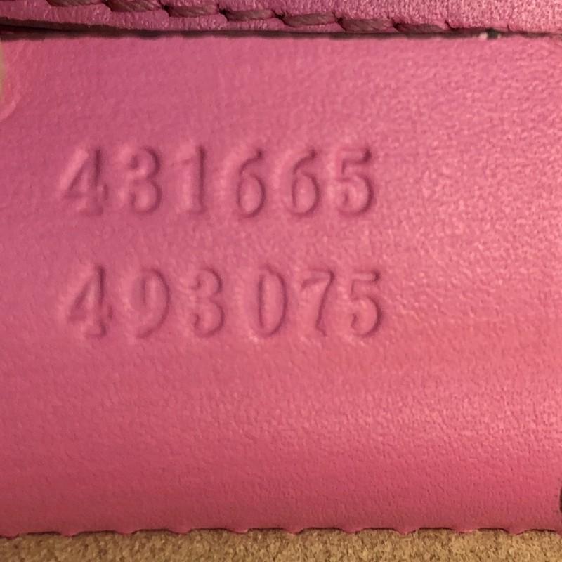 Gucci Sylvie Top Handle Bag Leather Medium 4