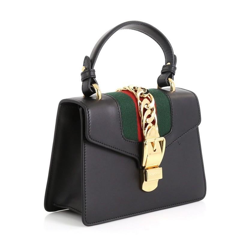 gucci sylvie top handle bag