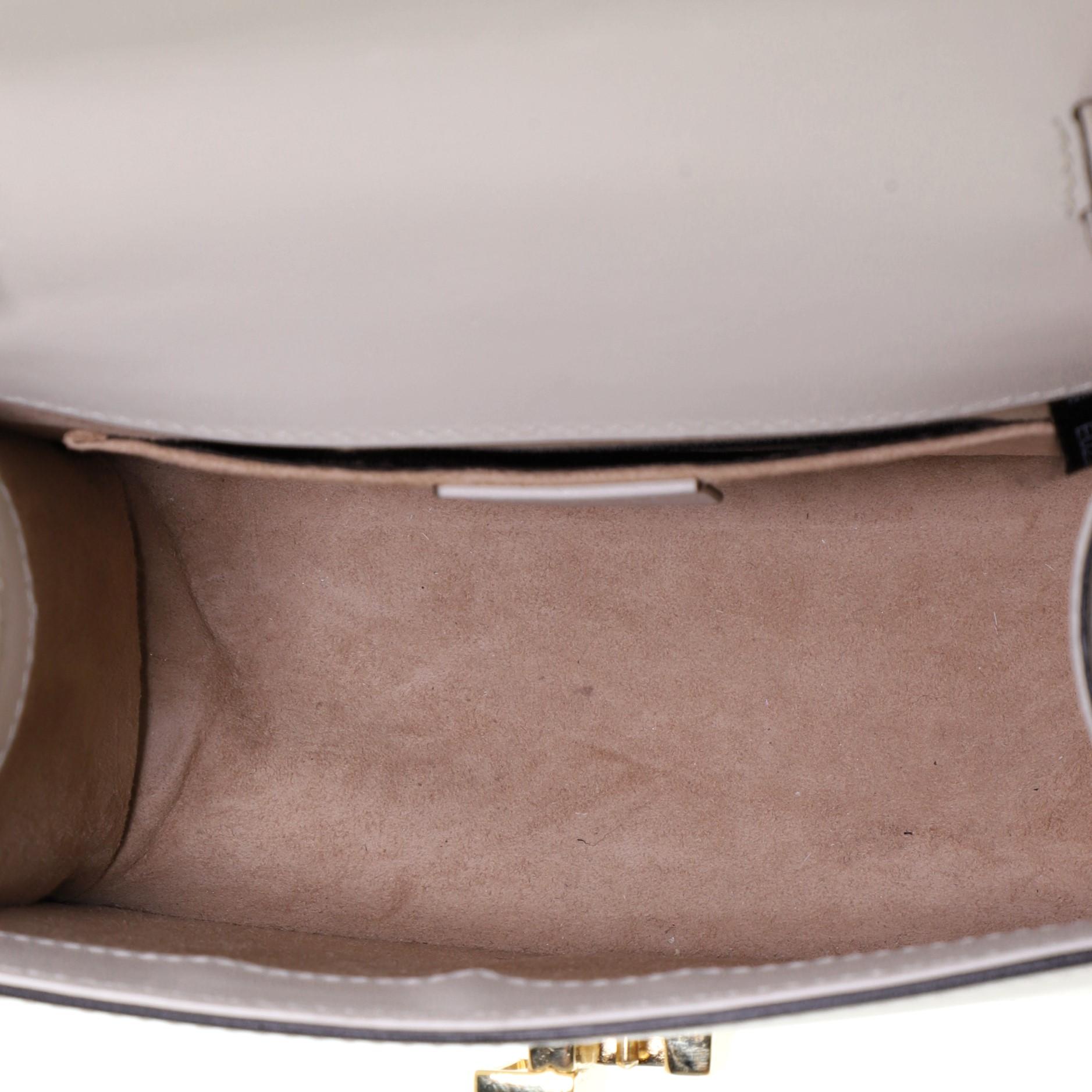 Gucci Sylvie Top Handle Bag Leather Mini 2