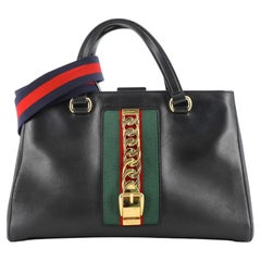 Gucci Sylvie Top Handle Tote Leather Large