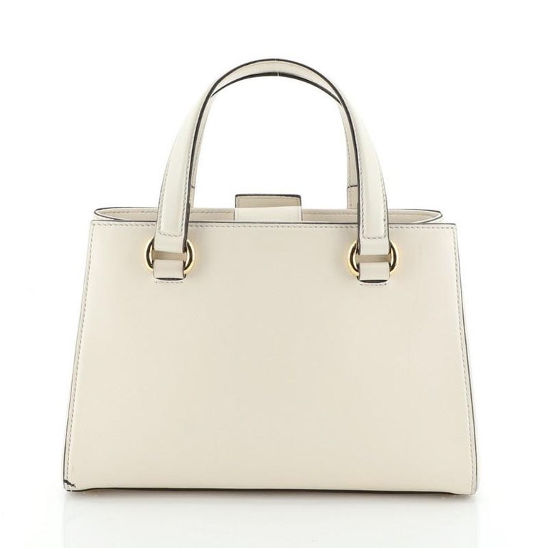 Gucci Sylvie Top Handle Tote Leather Medium at 1stDibs