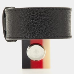 Reloj de pulsera Gucci Sylvie Web Resina Piel Inoxidable Constance Mujer 30 mm