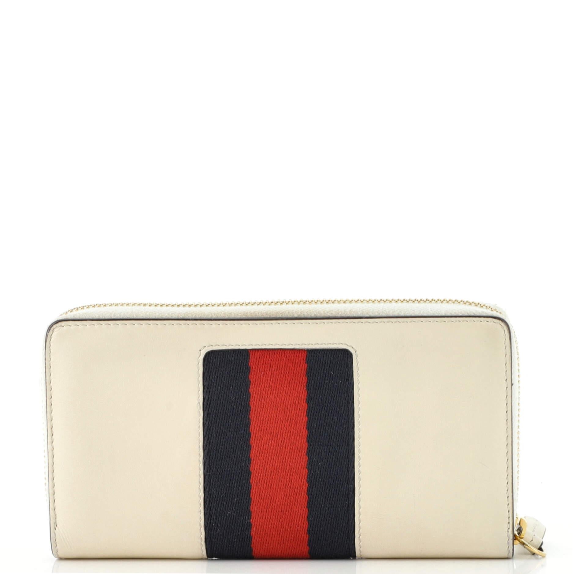 Women's or Men's Gucci Sylvie Zip Around Wallet Leather