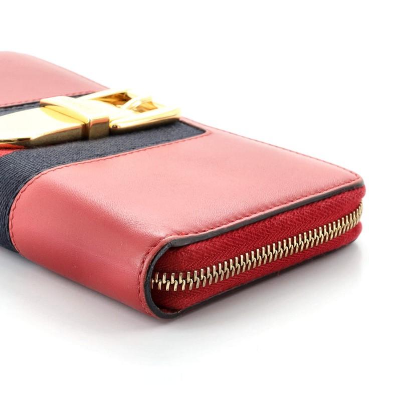Women's or Men's Gucci Sylvie Zip Around Wallet Leather