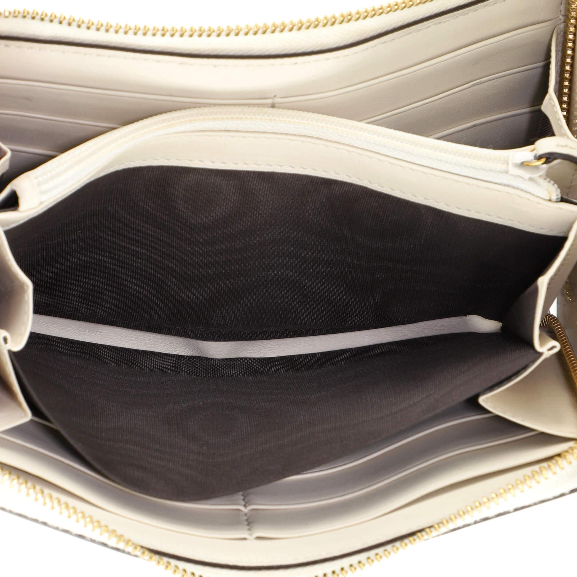 Gucci Sylvie Zip Around Wallet Leather 2