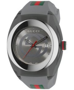 Gucci Sync YA137109 Extra Large Swiss Date Gray Dial Gray Rubber Unisex Watch