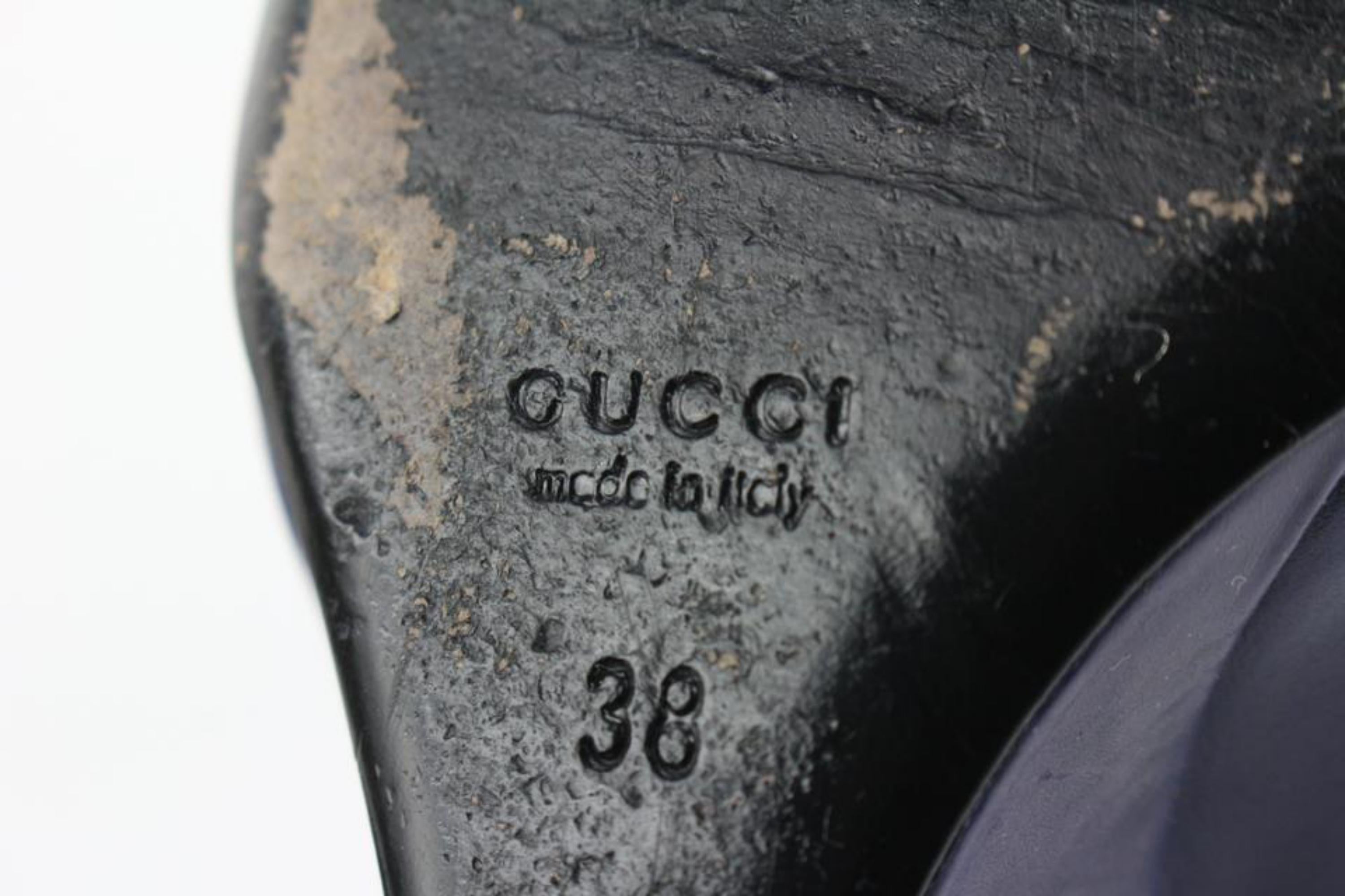 Gucci Sz 38 Purple Interlocking GG Wedges 127g31 1