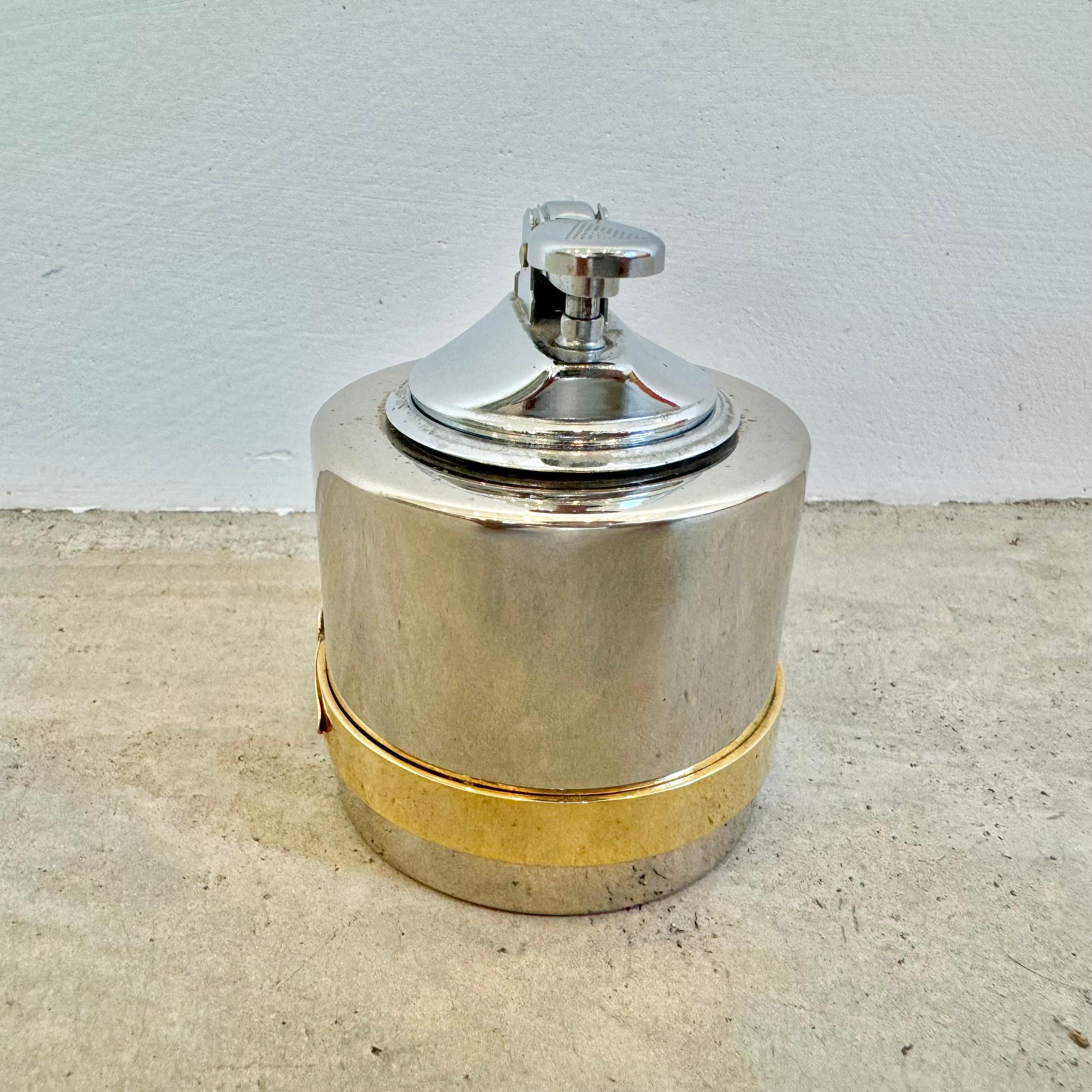 Gucci Tischfeuerzeug, 1980er Jahre Italien (Metall) im Angebot