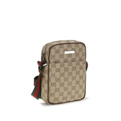 Gucci Tag Shoulder Bag — Beige