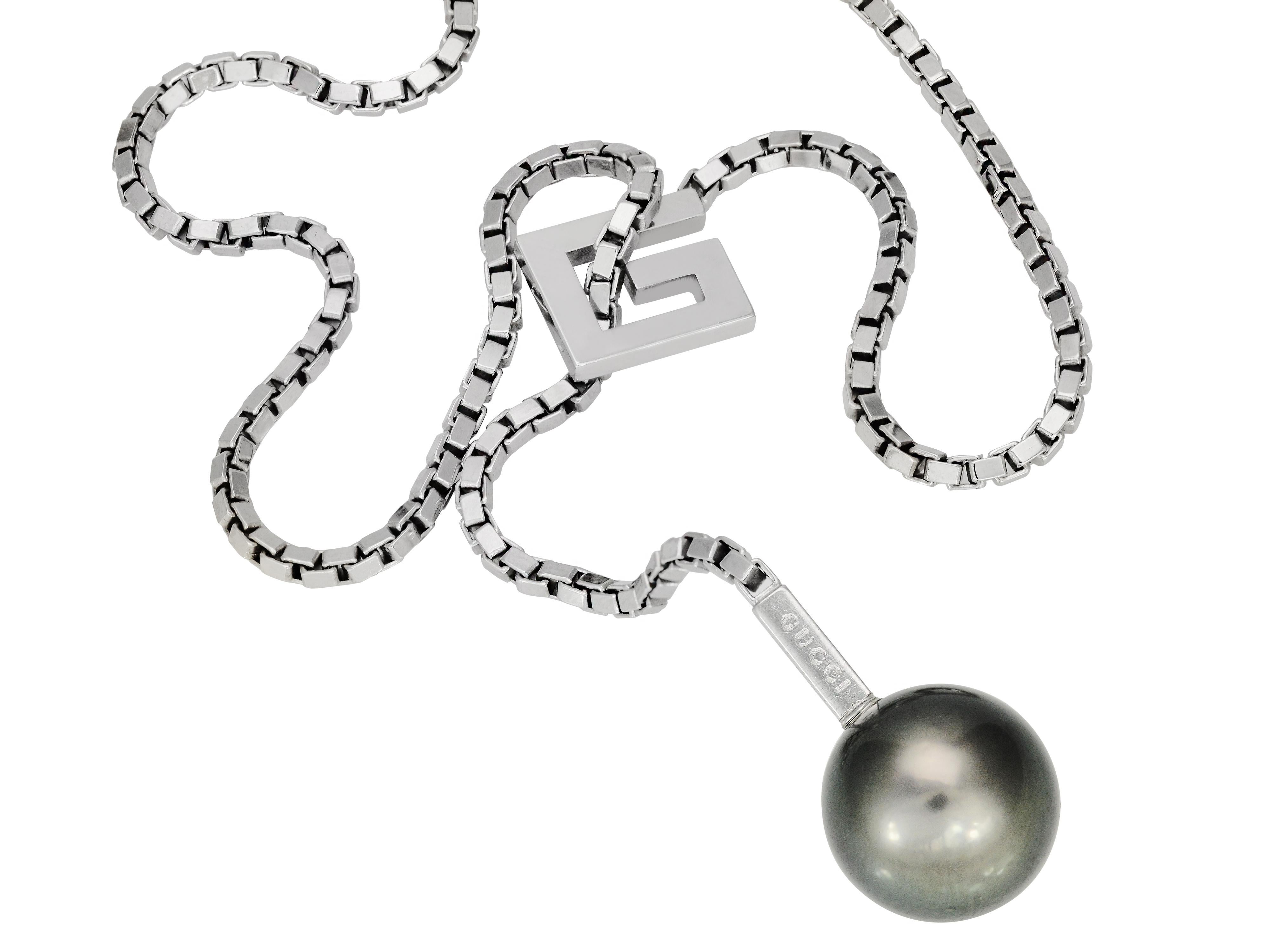 gucci pearl necklace