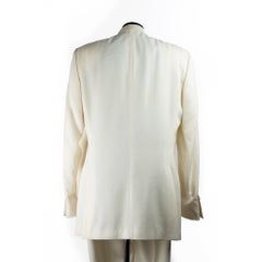 Gucci tailored White Twin Set Pant Suit Ensemble