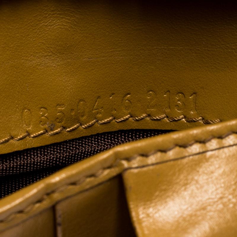 Marrone Portafoglio compatto Jackie in tela e pelle Gucci Tan/Beige GG