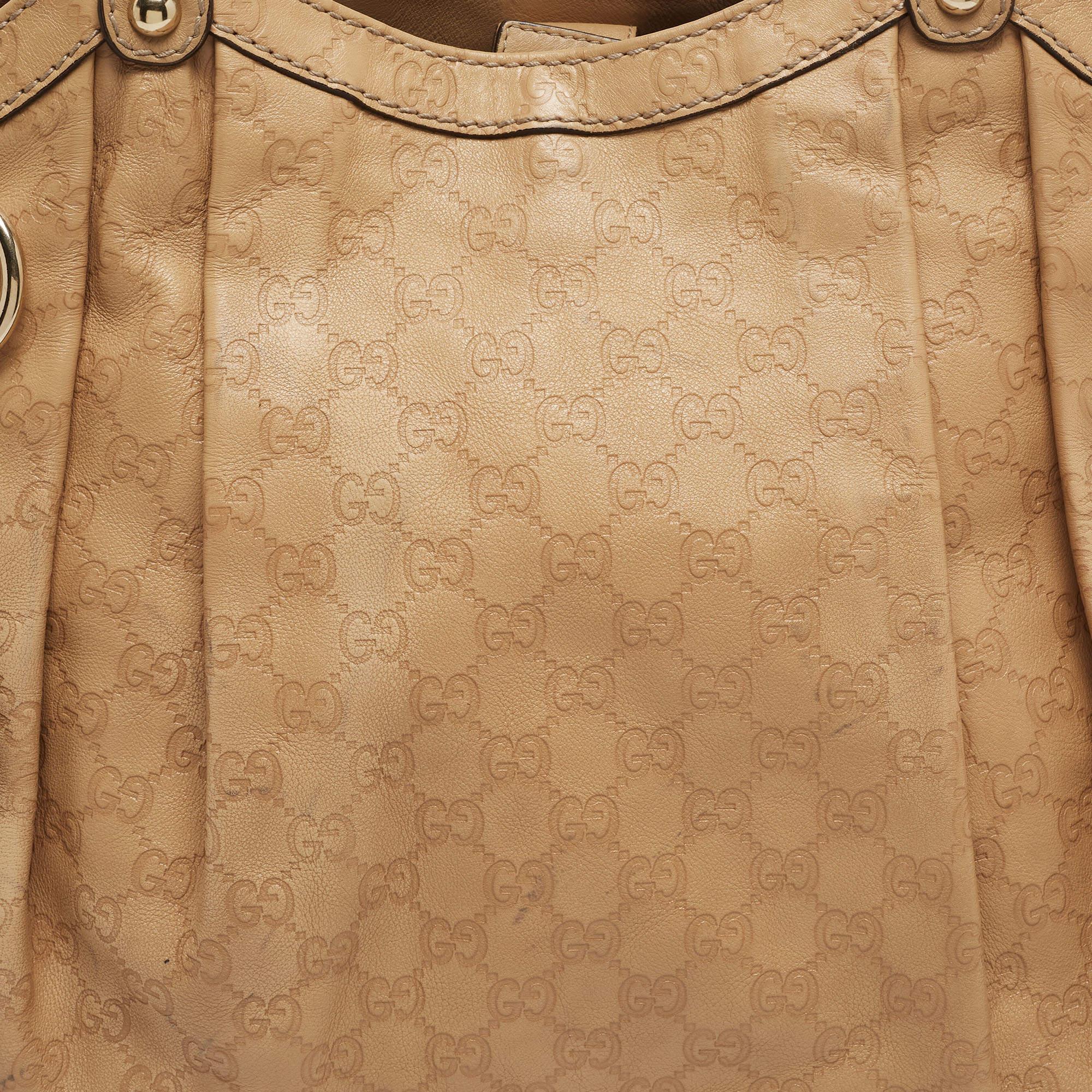 Gucci Tan Guccissima Leather Large Sukey Tote 5