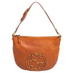 Gucci - Sac Hobo Blondie en cuir brun clair