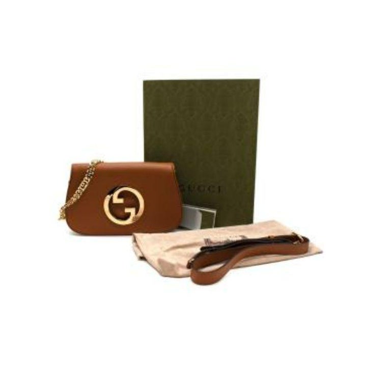 Gucci Tan Leather Blondie Shoulder Bag For Sale at 1stDibs