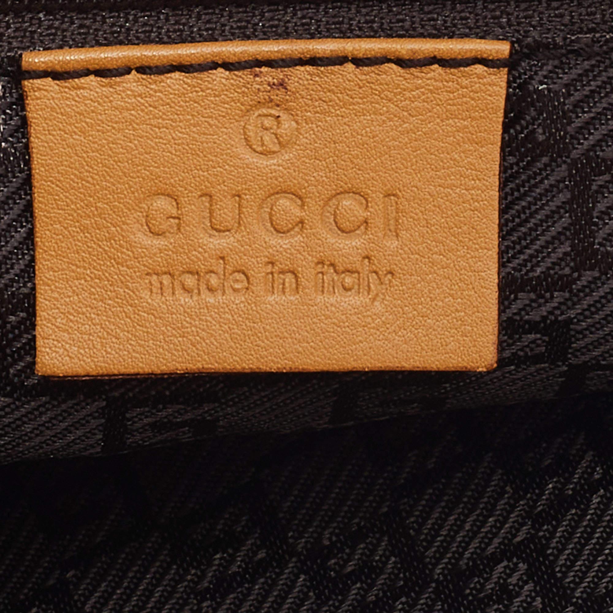 Gucci Tan Leather Vintage Bucket Bag 2
