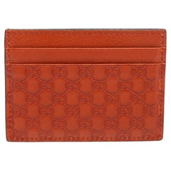 Gucci Tan Microguccissima Leather Card Case