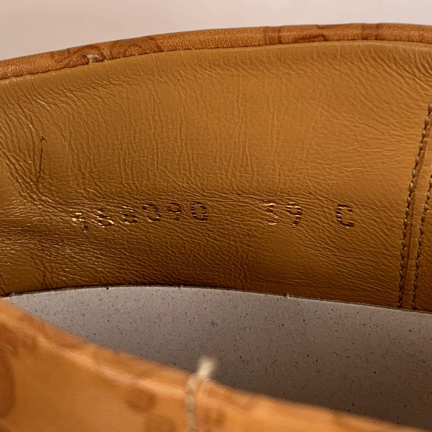 Botas planas Gucci Tan Whisky Guccissima Piel Britt Talla 39 C 4