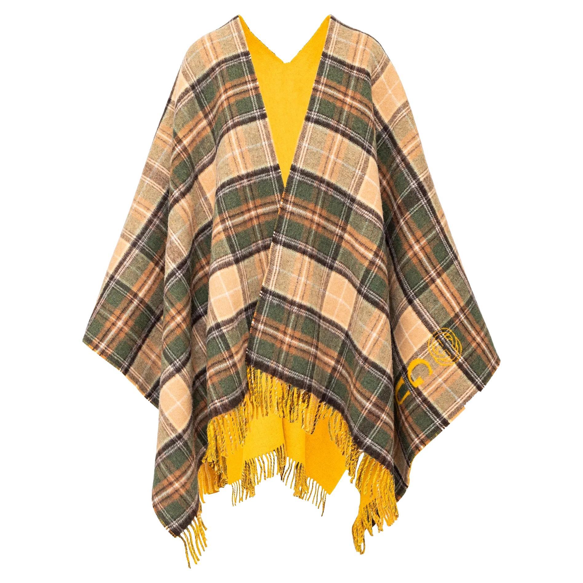 Poncho in tartan di Gucci - Anni '20 in vendita