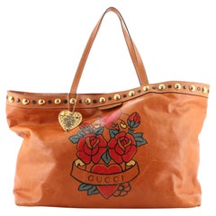 Gucci Tattoo Babouska Tote Leather Medium