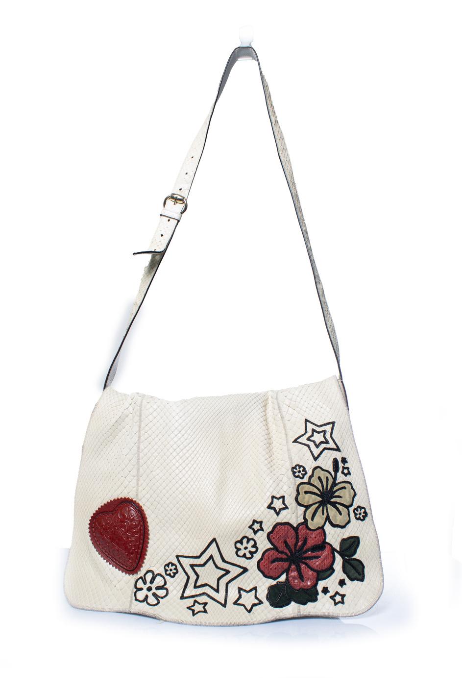 Gucci, Tattoo Tribeca Python Messenger Bag - image 2