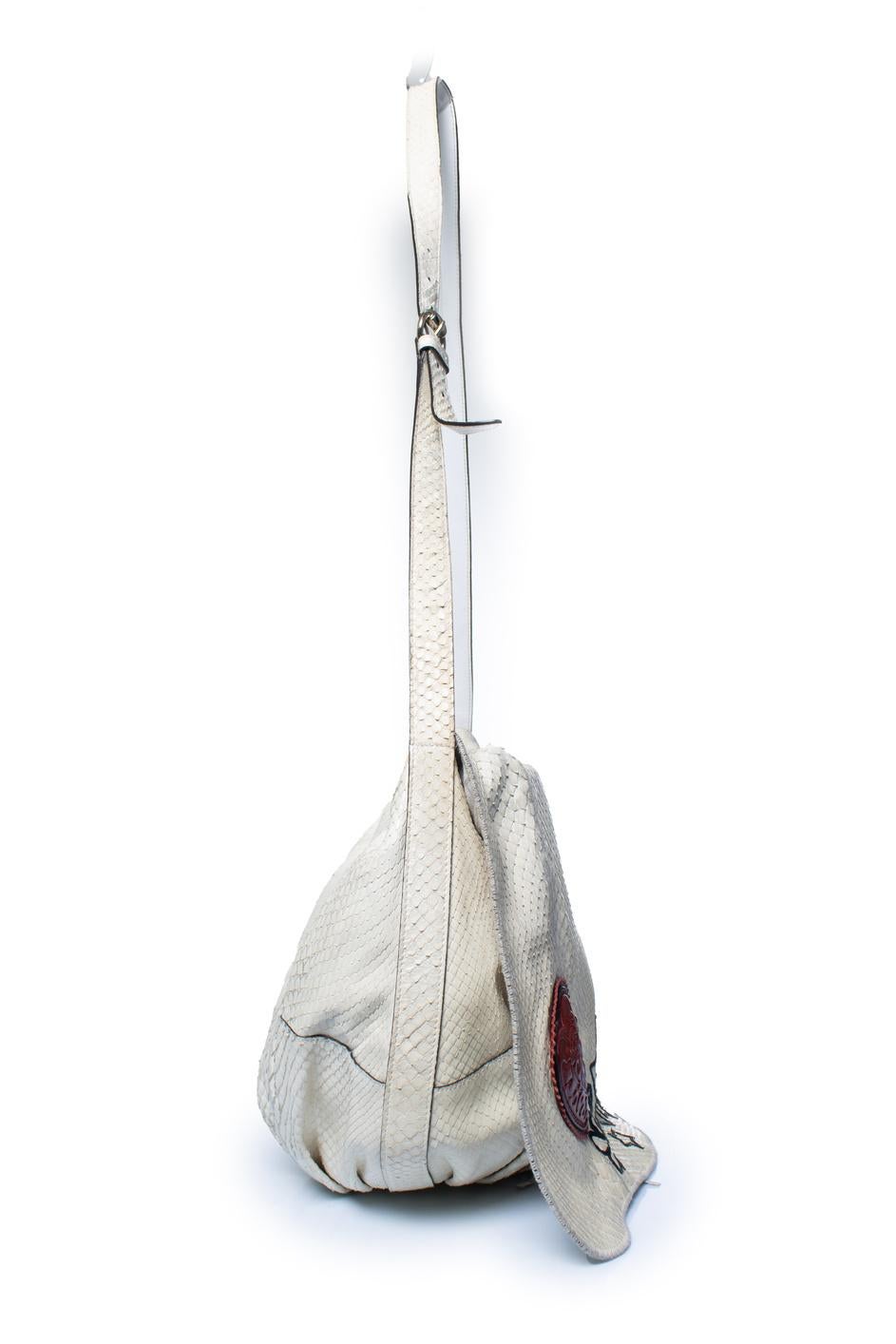 Gucci, Tattoo Tribeca Python Messenger Bag - image 3