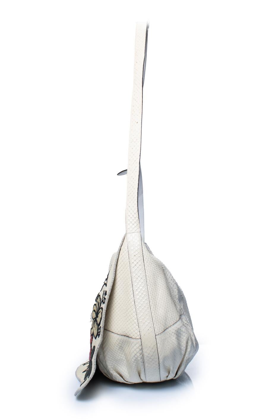 Gucci, Tattoo Tribeca Python Messenger Bag - image 5