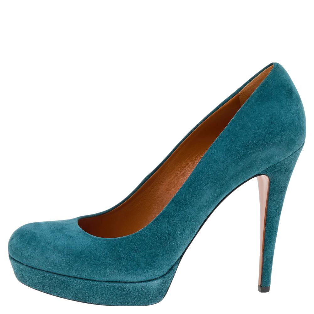 teal blue pumps