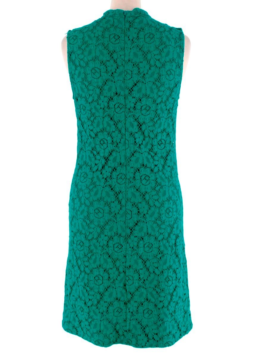 green lace gucci dress
