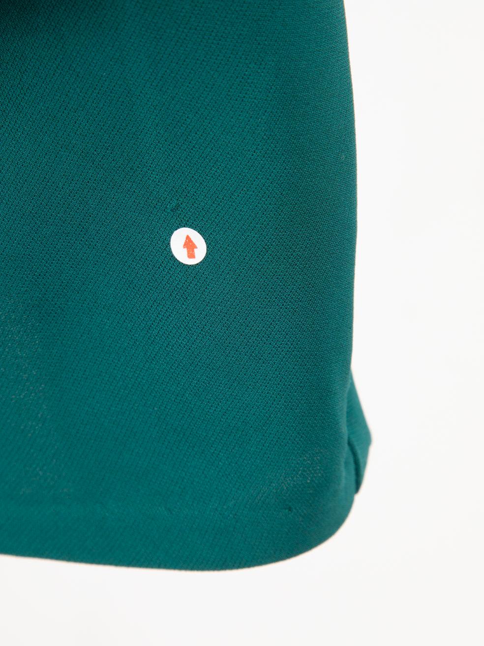 Gucci Gonna al ginocchio in seta verde acqua con dettaglio pieghe taglia XS In condizioni buone in vendita a London, GB