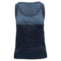 Gucci Teal Sleeveless Knit Top