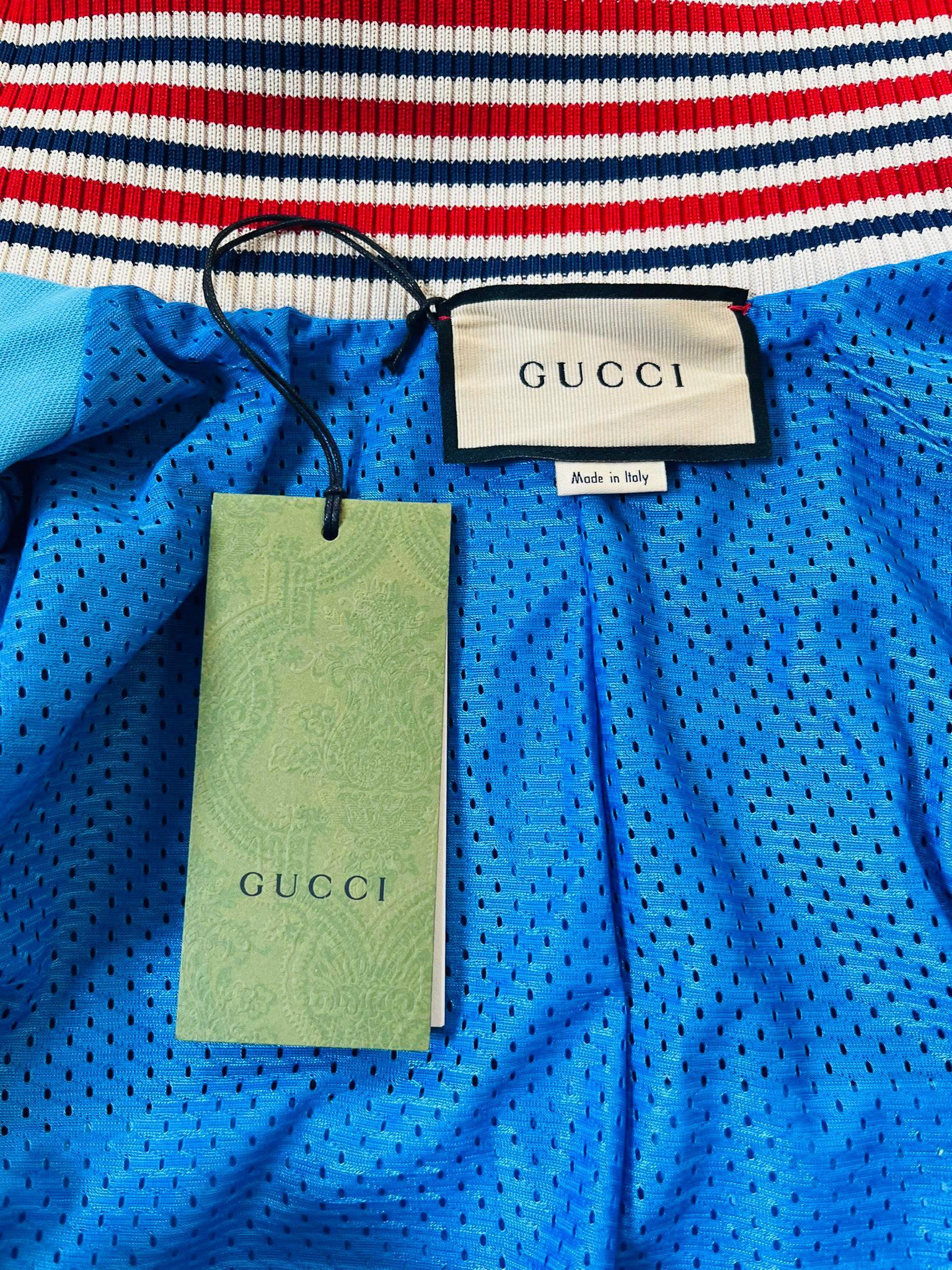 Gucci Technical Jersey Web Stripe Track Jacket 2