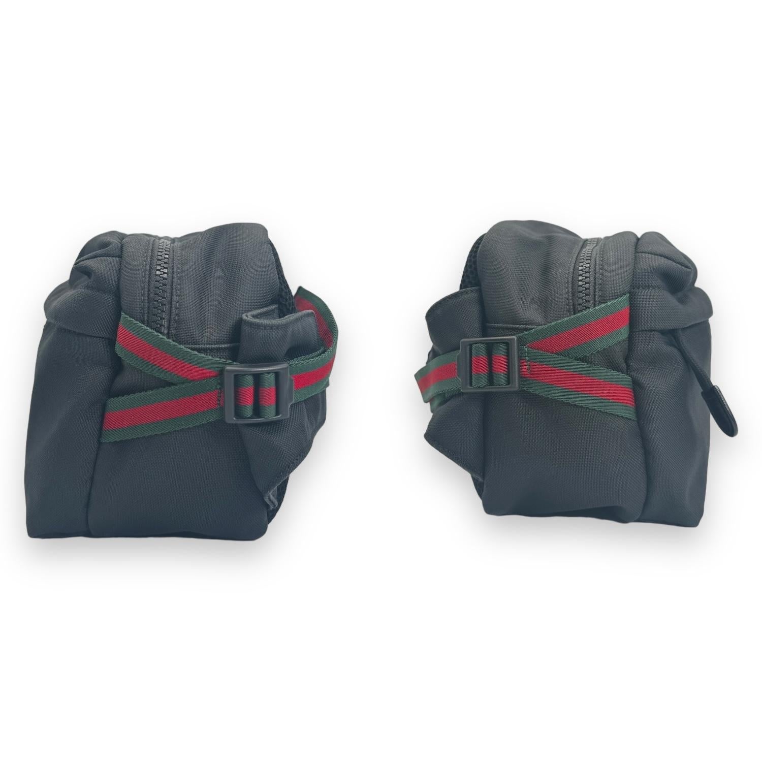 Gucci Techno Canvas Web Belt Bag Black Unisex For Sale 1