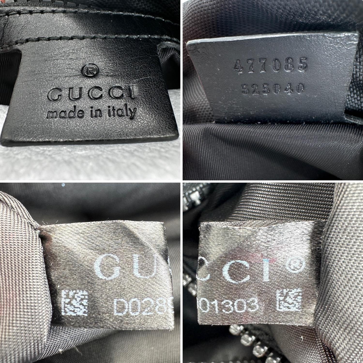 Gucci Techno Canvas Web Belt Bag Black Unisex For Sale 4