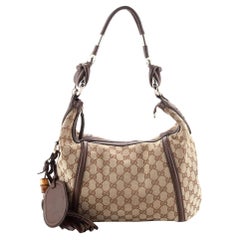 Gucci Techno Horsebit Hobo GG Canvas Medium