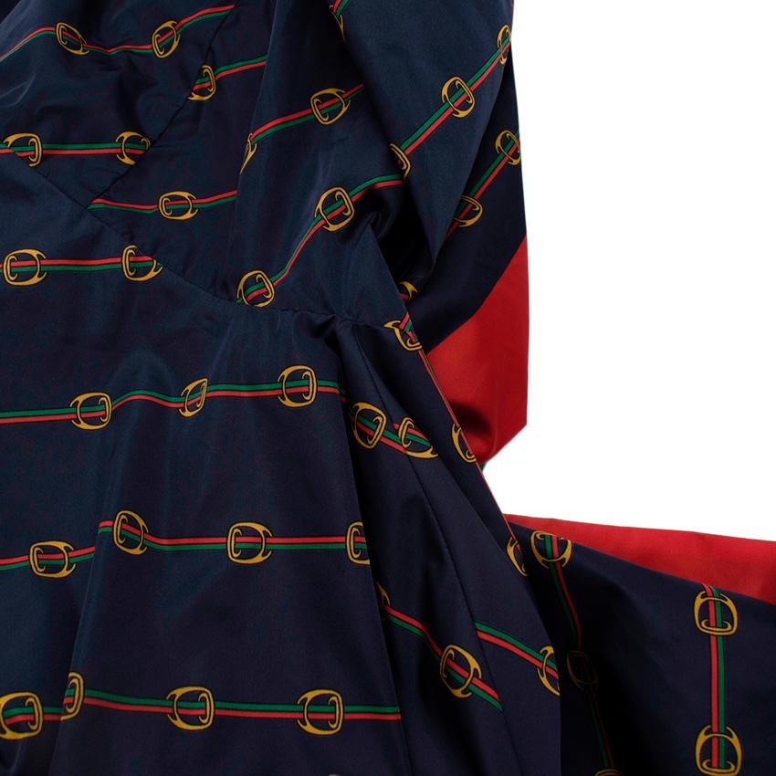 Men's Gucci Techno Stirrup Nylon Hooded Rain Cape