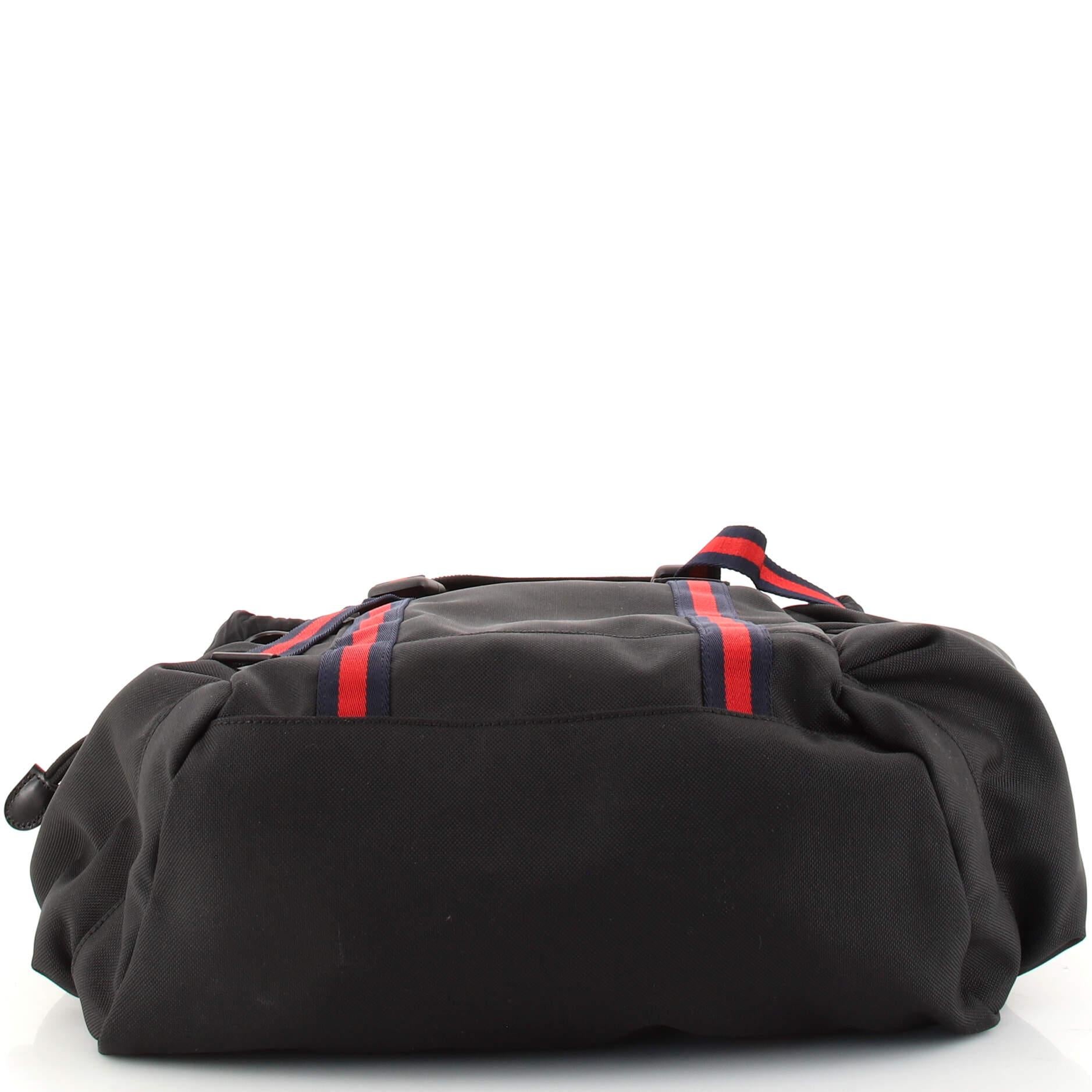 Women's or Men's Gucci Techpack Backpack Embroidered Techno Canvas